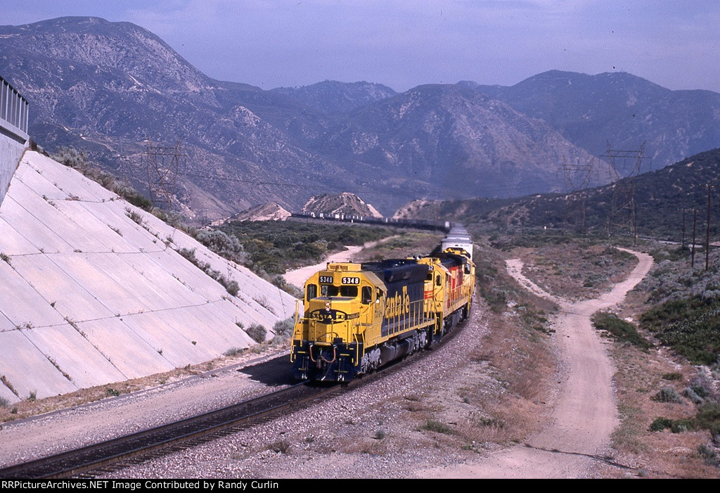ATSF 5348 on Cajon Pass